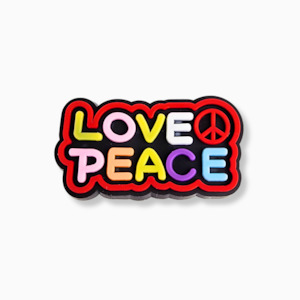 Clothing: Love Peace Charm