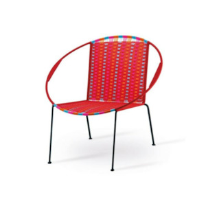 Gift: Lounge Woven Chair - Red