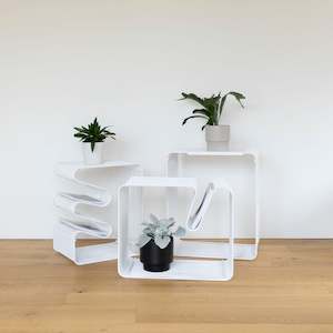 Gift: Bantay Nesting Tables - Set of 3 in White