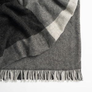 Riverton Throw - Charcoal