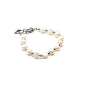 Lumina Bracelet - Pearl + Silver