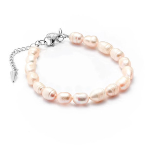 Blanc Bracelet - Pearl + Silver