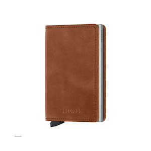 Slimwallet - Vintage Cognac & Silver