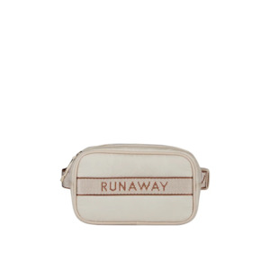 Gift: Runaway Mini Belt Bag - Macadamia/Chestnut