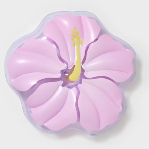 Luxe Lie-on Float - Hibiscus Pastal Lilac