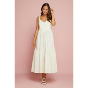 Antherton Pintuck Dress - Butter