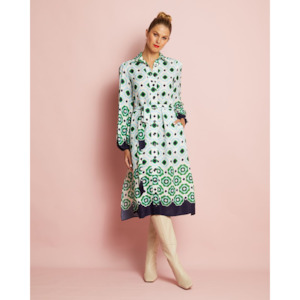 Willow Shirt Dress - Geo Print