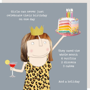 Gift: Girls Birthday Card