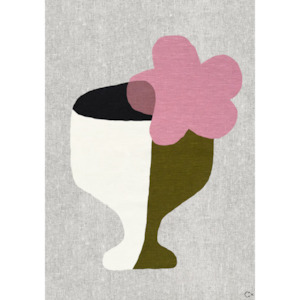 Gift: Art Teatowel - Floral Cup