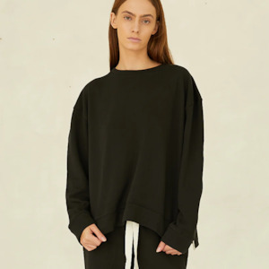 The Light Terry Sweat - Vintage Black