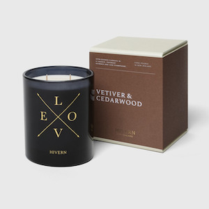 Homewares: Vetiver & Cedarwood Candle