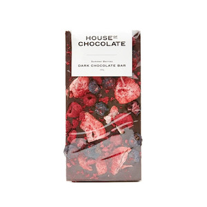 Homewares: Summer Berries Dark Chocolate Bar