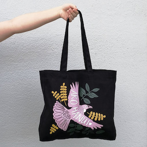 Aroha Nui Black Tote Bag