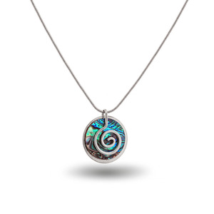 Homewares: Paua Spiral Pendant