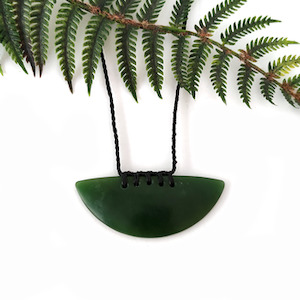 Homewares: Pounamu Pendant Stitched Freeform