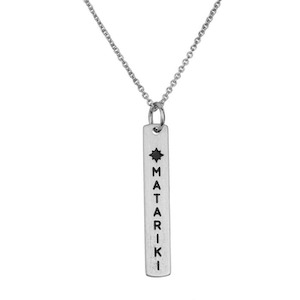 Matariki Necklace Silver Plate