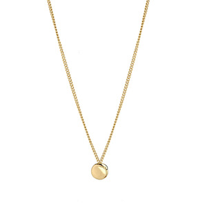 Homewares: Baby Kiwi Pendant Gold Plate