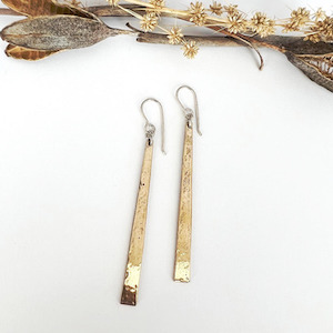 Homewares: Toki Blade Earrings Bronze