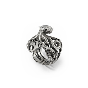 Homewares: Octopus Ring Silver