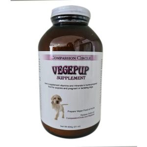 Compassion Circle Vegepup for Puppies 600gms – Best Before 03/25