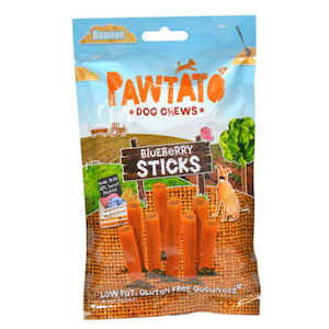 Benevo Pawtato Blueberry Sticks 120g (Best Before 09/25)