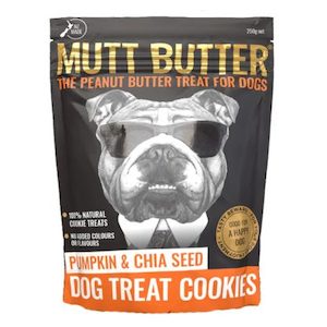 Mutt Butter Dog Cookies Pumpkin & Chia 250g