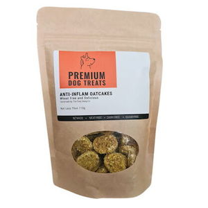 Premium Dog Treats – Anti-Inflam Oatcakes 110gm