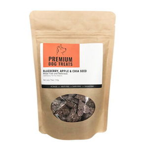 Premium Dog Treats – Blueberry, Apple & Chia Seed 110gm