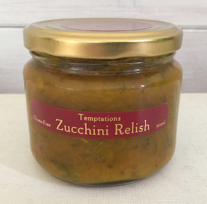 Zucchini Relish Hand Crafted Preserves Temptations Preserves