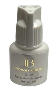 IB Power Clear Glue (5ml) Excellent for use with colored Lashes