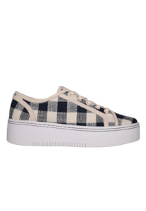 Footwear: MINX LIZZIE- INK CHECK