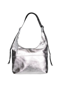 Bags Purses: MINX SLOUCH BAG - SILVER