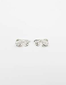 STELLA + GEMMA EARRING - SILVER BOWTIFUL