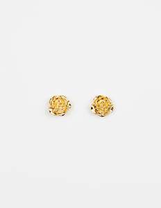 Stella + Gemma Earring - Gold Flower Stud