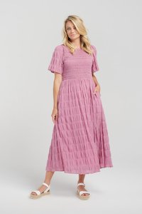 Zafina Nicole Dress - Rose