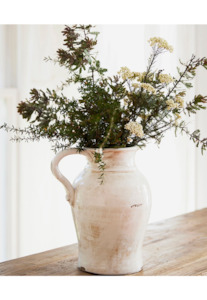 Homeware: FRENCH COUNTRY LUNA AGED WHITE JUG