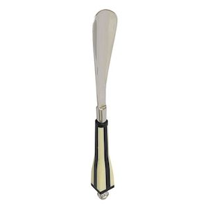 FRENCH COUNTRY BLACK & WHITE SHOE HORN