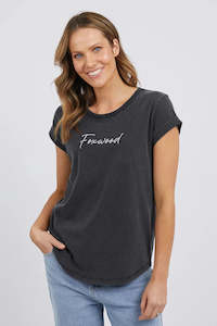 FOXWOOD SIGNATURE TEE - BLACK