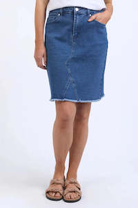 Foxwood Belle Skirt - Mid Blue