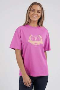 FOXWOOD SQUAD TEE - FUSCHIA