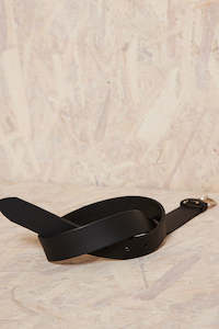 Sale Accessories: TOORALLIE WOMENS LEATHER BELT-BLACK