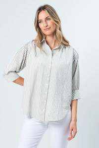 Stella+ Gemma Deedee Shirt - Mushroom Stripe