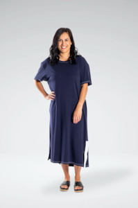 DEEANNE HOBBS ZEFER DRESS - NAVY