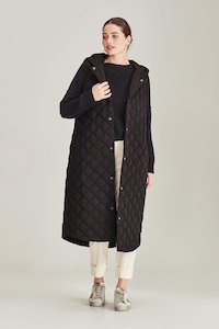 SILLS OLGA PUFFER VEST - BLACK