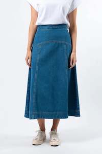 Stella + Gemma Dixie Skirt - Light Wash