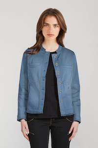 Lania Flint Jacket - Wedgewood