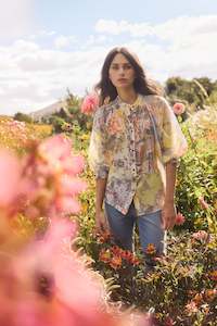 LANIA MONARCH SHIRT - MONARCH PRINT