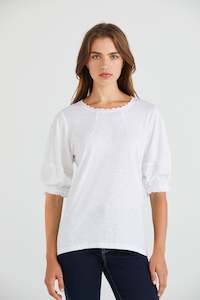 Lania Ruby Top - White