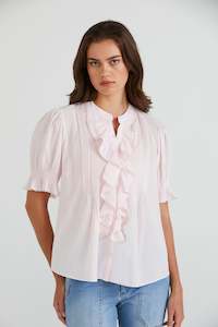 LANIA HEATHER SHIRT - BLUSH