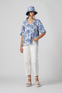 Madly Sweetly High Tea Top - White Muilti